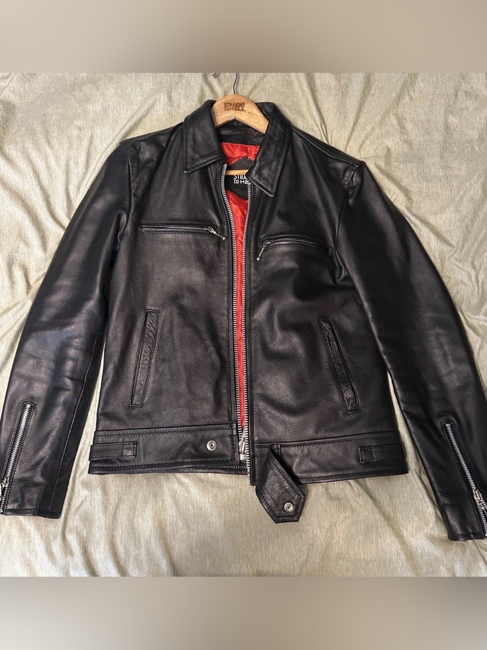 STRAIGHT TO HELL IDOL Leather Jacket